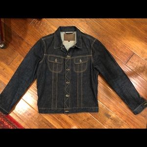 Brave Star Selvage The Steadfast 15oz Cone Mills Selvage Denim Jacket Large